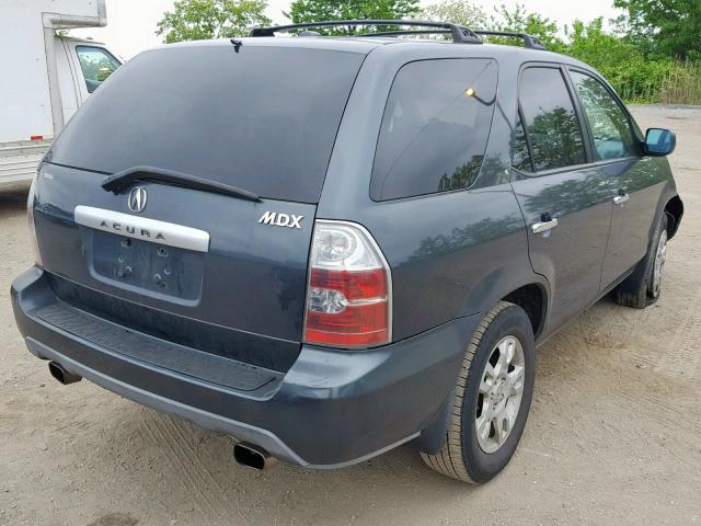 2HNYD18615H505919 - 2005 ACURA MDX TOURIN BLUE photo 4