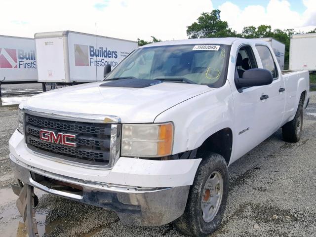 1GT11ZCG4CF161807 - 2012 GMC SIERRA C25 WHITE photo 2