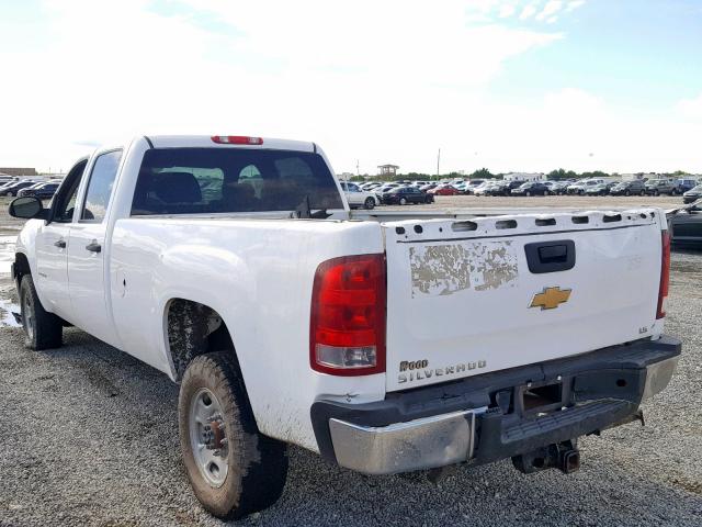 1GT11ZCG4CF161807 - 2012 GMC SIERRA C25 WHITE photo 3