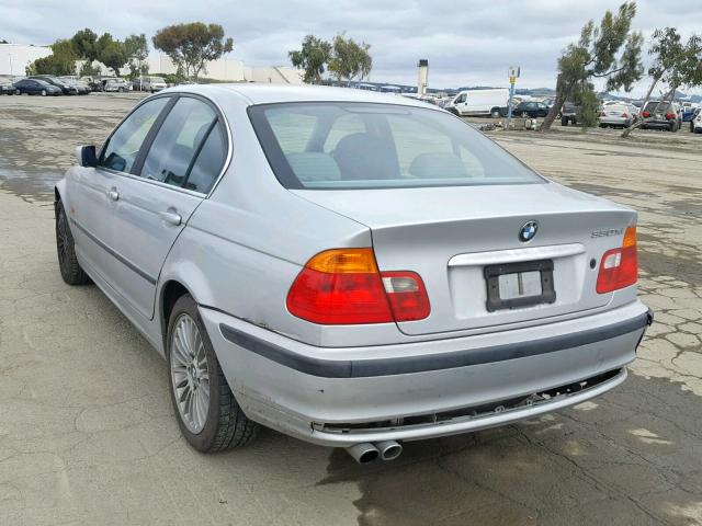 WBAAV53421JS97461 - 2001 BMW 330 I SILVER photo 3