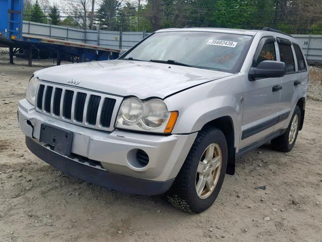 1J4HR48N66C250960 - 2006 JEEP GRAND CHER GRAY photo 2