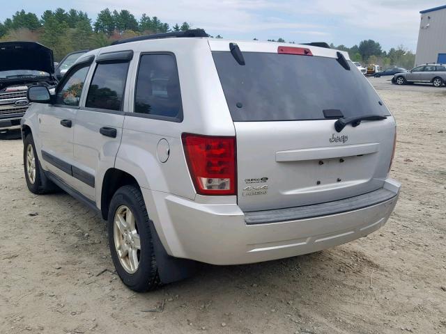 1J4HR48N66C250960 - 2006 JEEP GRAND CHER GRAY photo 3