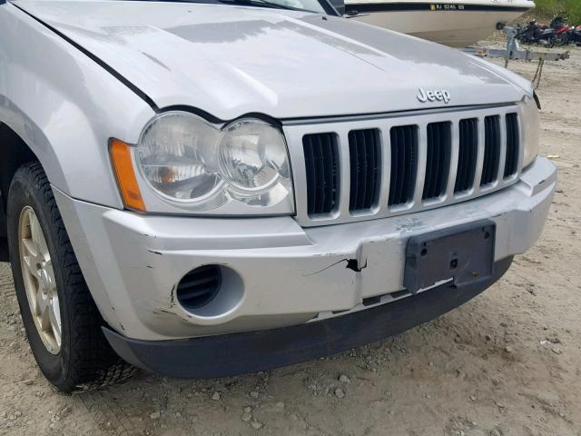 1J4HR48N66C250960 - 2006 JEEP GRAND CHER GRAY photo 9