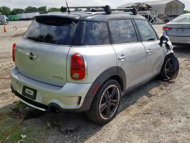 WMWZC5C58BWL53408 - 2011 MINI COOPER S C SILVER photo 4