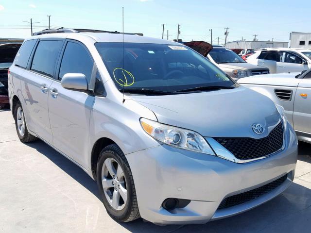 silver toyota minivan