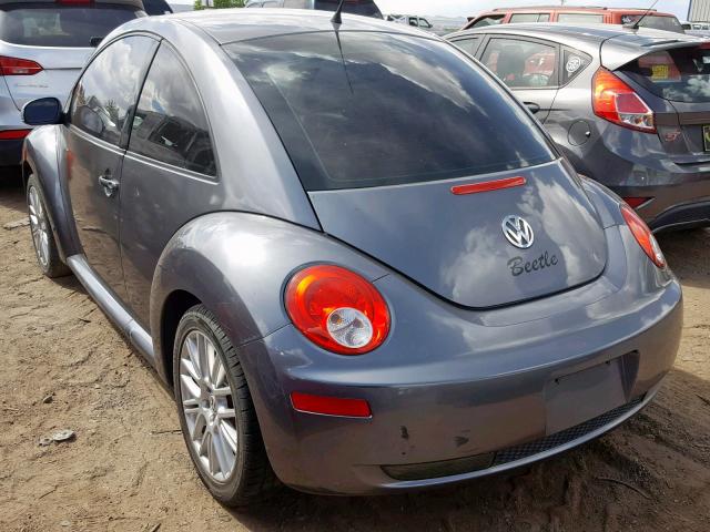 3VWPW31C16M400689 - 2006 VOLKSWAGEN NEW BEETLE ნაცრისფერი ფოტო 3