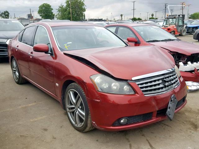 JNKAY01E07M302316 - 2007 INFINITI M35 BASE RED photo 1