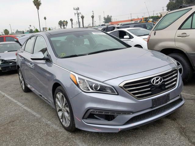 5NPE34AB1GH385277 - 2016 HYUNDAI SONATA SPO GRAY photo 1