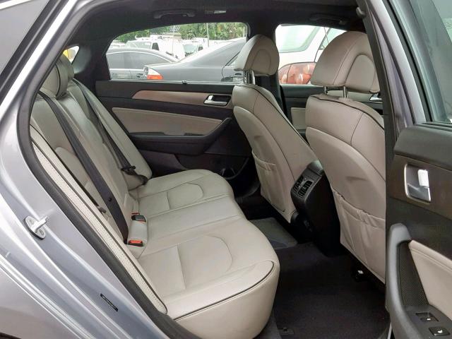 5NPE34AB1GH385277 - 2016 HYUNDAI SONATA SPO GRAY photo 6