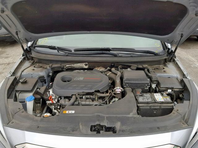 5NPE34AB1GH385277 - 2016 HYUNDAI SONATA SPO GRAY photo 7