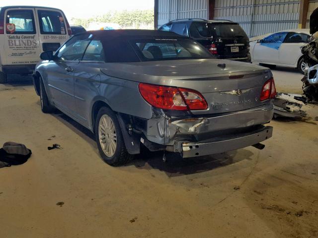 1C3LC55R58N295205 - 2008 CHRYSLER SEBRING TO BLUE photo 3