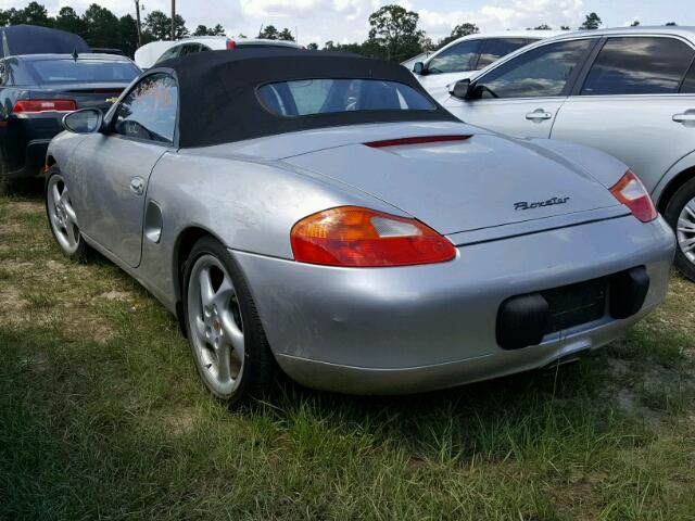 WP0CA29891U627000 - 2001 PORSCHE BOXSTER SILVER photo 3