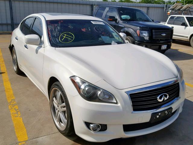 JN1BY1AP8CM331105 - 2012 INFINITI M37 WHITE photo 1