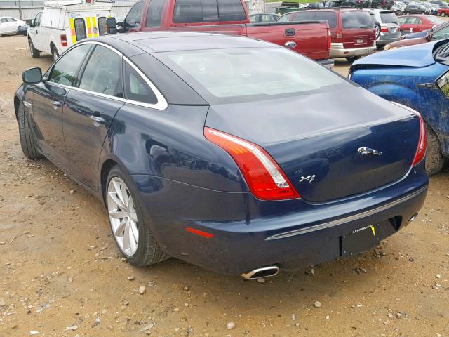 SAJWA1CBXBLV17190 - 2011 JAGUAR XJ BASE BLUE photo 3