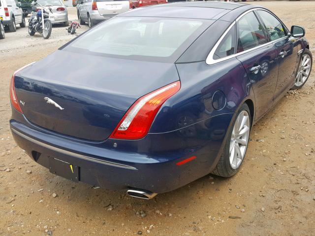 SAJWA1CBXBLV17190 - 2011 JAGUAR XJ BASE BLUE photo 4