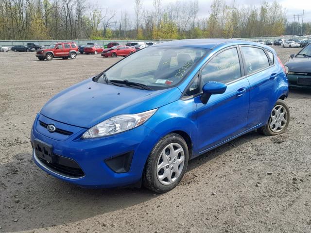 3FADP4EJ2BM162062 - 2011 FORD FIESTA SE BLUE photo 2