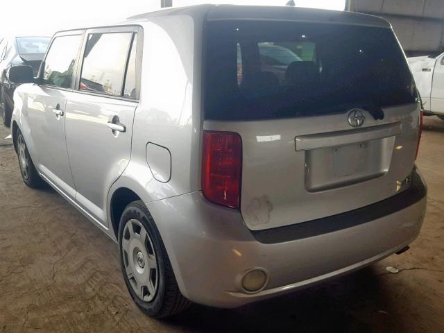 JTLKE50E491063598 - 2009 TOYOTA SCION XB 银色 照片 3
