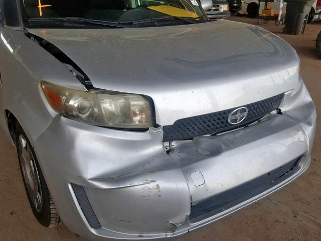 JTLKE50E491063598 - 2009 TOYOTA SCION XB 银色 照片 9
