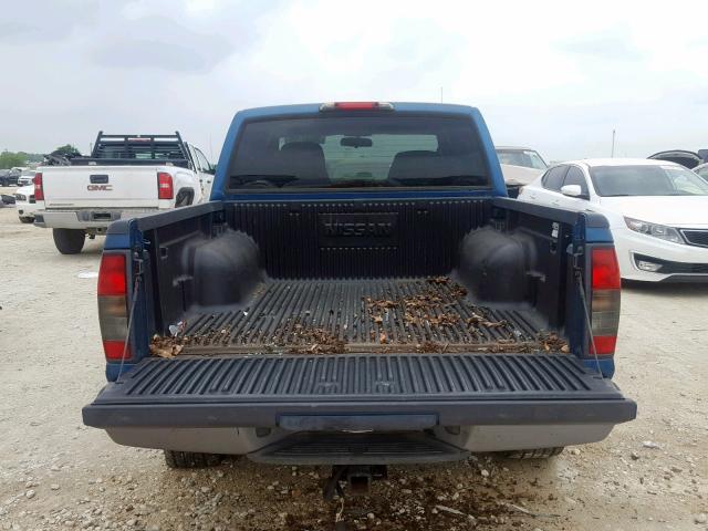 1N6ED27Y24C448386 - 2004 NISSAN FRONTIER C BLUE photo 6