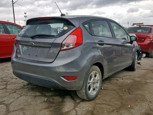 3FADP4EJ2EM141250 - 2014 FORD FIESTA SE GRAY photo 4