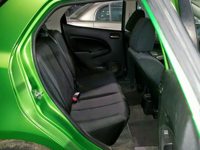 JM1DE1KY9D0159214 - 2013 MAZDA MAZDA2 GREEN photo 6