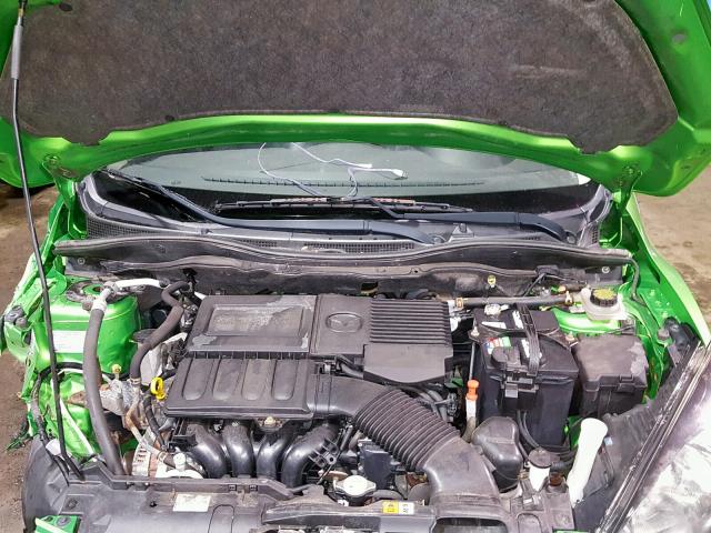 JM1DE1KY9D0159214 - 2013 MAZDA MAZDA2 GREEN photo 7