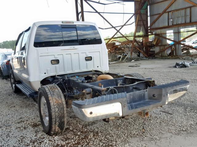 1FTSW21R38EA37249 - 2008 FORD F250 SUPER WHITE photo 3