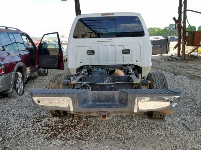 1FTSW21R38EA37249 - 2008 FORD F250 SUPER WHITE photo 9