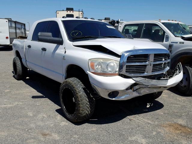 3D7LL39CX6G166118 - 2006 DODGE RAM 3500 WHITE photo 1