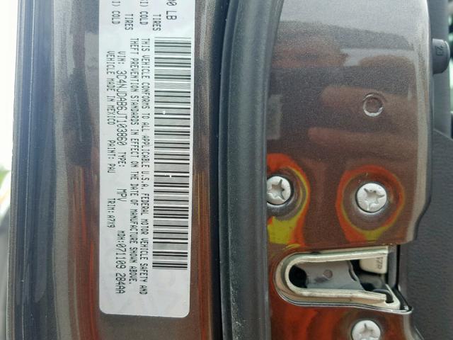 3C4NJDAB6JT103860 - 2018 JEEP COMPASS SP გრაფიტი ფოტო 10