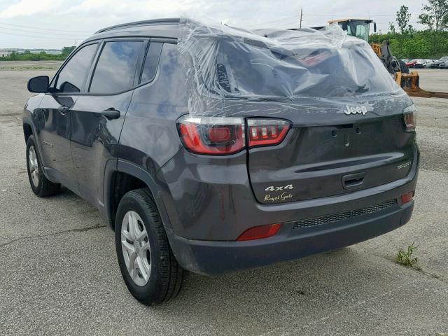 3C4NJDAB6JT103860 - 2018 JEEP COMPASS SP გრაფიტი ფოტო 3