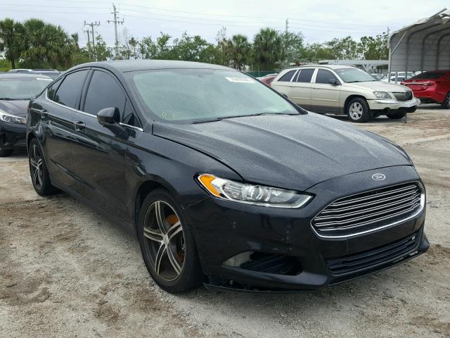 1FA6P0G7XE5367738 - 2014 FORD FUSION S BLACK photo 1