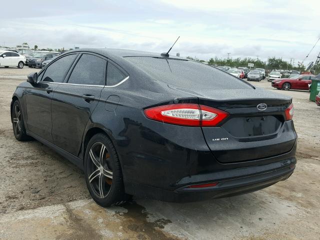 1FA6P0G7XE5367738 - 2014 FORD FUSION S BLACK photo 3