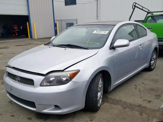 JTKDE177050021068 - 2005 TOYOTA SCION TC SILVER photo 2