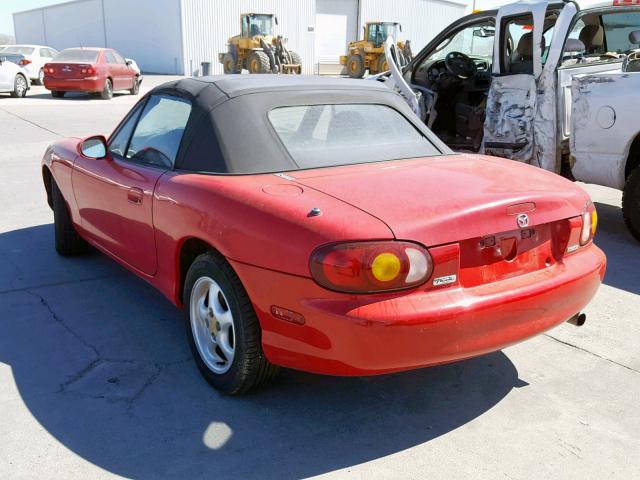 JM1NB3535Y0140867 - 2000 MAZDA MX-5 MIATA RED photo 3