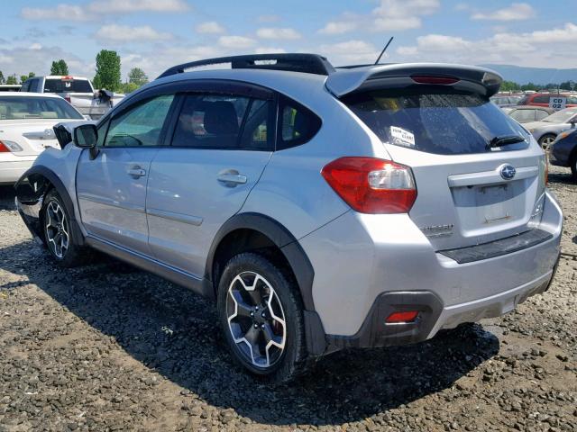 JF2GPAGC1EH347301 - 2014 SUBARU XV CROSSTR SILVER photo 3