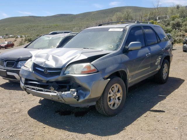 2HNYD18671H534190 - 2001 ACURA MDX TOURIN BLUE photo 2