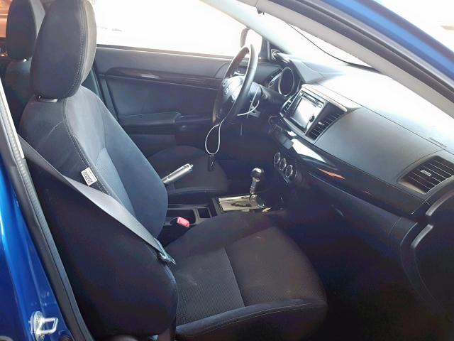 JA32U8FW8FU005860 - 2015 MITSUBISHI LANCER GT BLUE photo 5