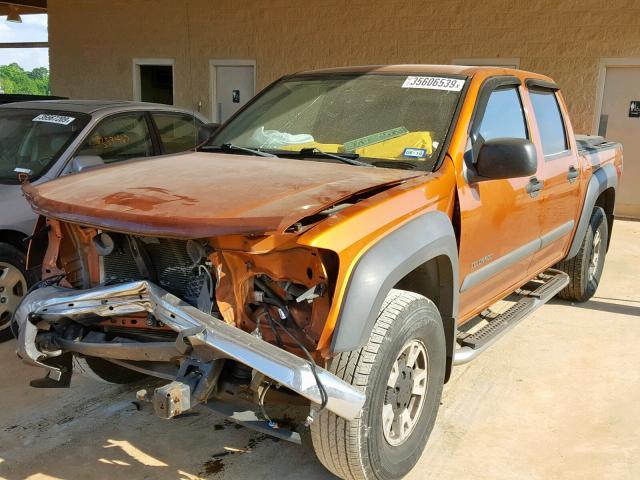 1GCDS136X48168740 - 2004 CHEVROLET COLORADO ORANGE photo 2