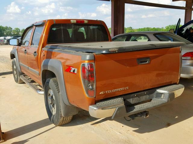 1GCDS136X48168740 - 2004 CHEVROLET COLORADO ORANGE photo 3