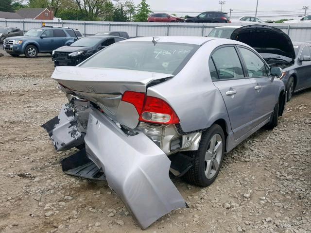 2HGFA16659H320515 - 2009 HONDA CIVIC LX-S 银色 照片 4