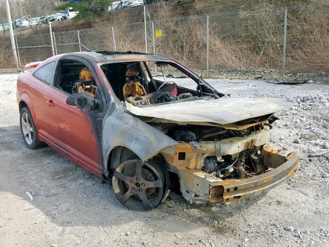 1G2AT18H597100468 - 2009 PONTIAC G5 GT RED photo 1