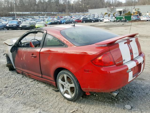 1G2AT18H597100468 - 2009 PONTIAC G5 GT RED photo 3