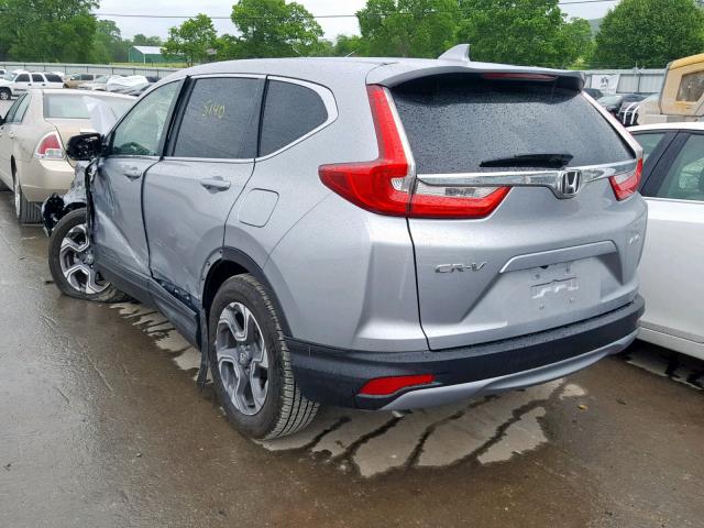 7FARW2H85JE094590 - 2018 HONDA CR-V EXL SILVER photo 3