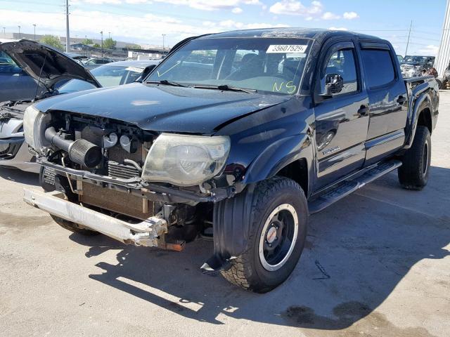 5TFLU4ENXBX007092 - 2011 TOYOTA TACOMA DOU BLACK photo 2