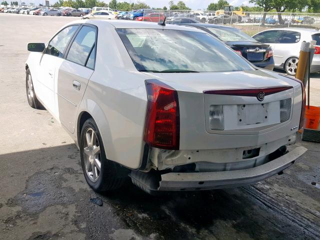 1G6DP567950229981 - 2005 CADILLAC CTS HI FEA WHITE photo 3