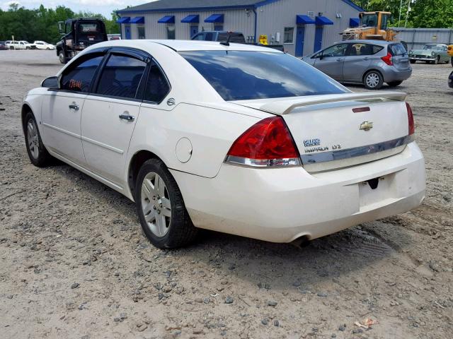 2G1WU58R779223904 - 2007 CHEVROLET IMPALA LTZ WHITE photo 3