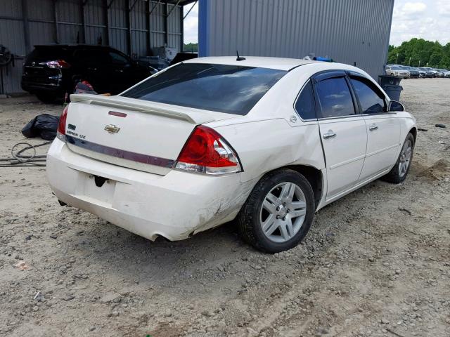 2G1WU58R779223904 - 2007 CHEVROLET IMPALA LTZ WHITE photo 4