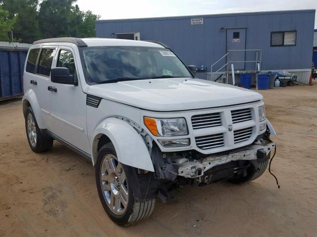 1D4PT4GK1BW596985 - 2011 DODGE NITRO HEAT WHITE photo 1