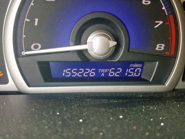 2HGFA16609H353535 - 2009 HONDA CIVIC LX-S Grafit foto 8